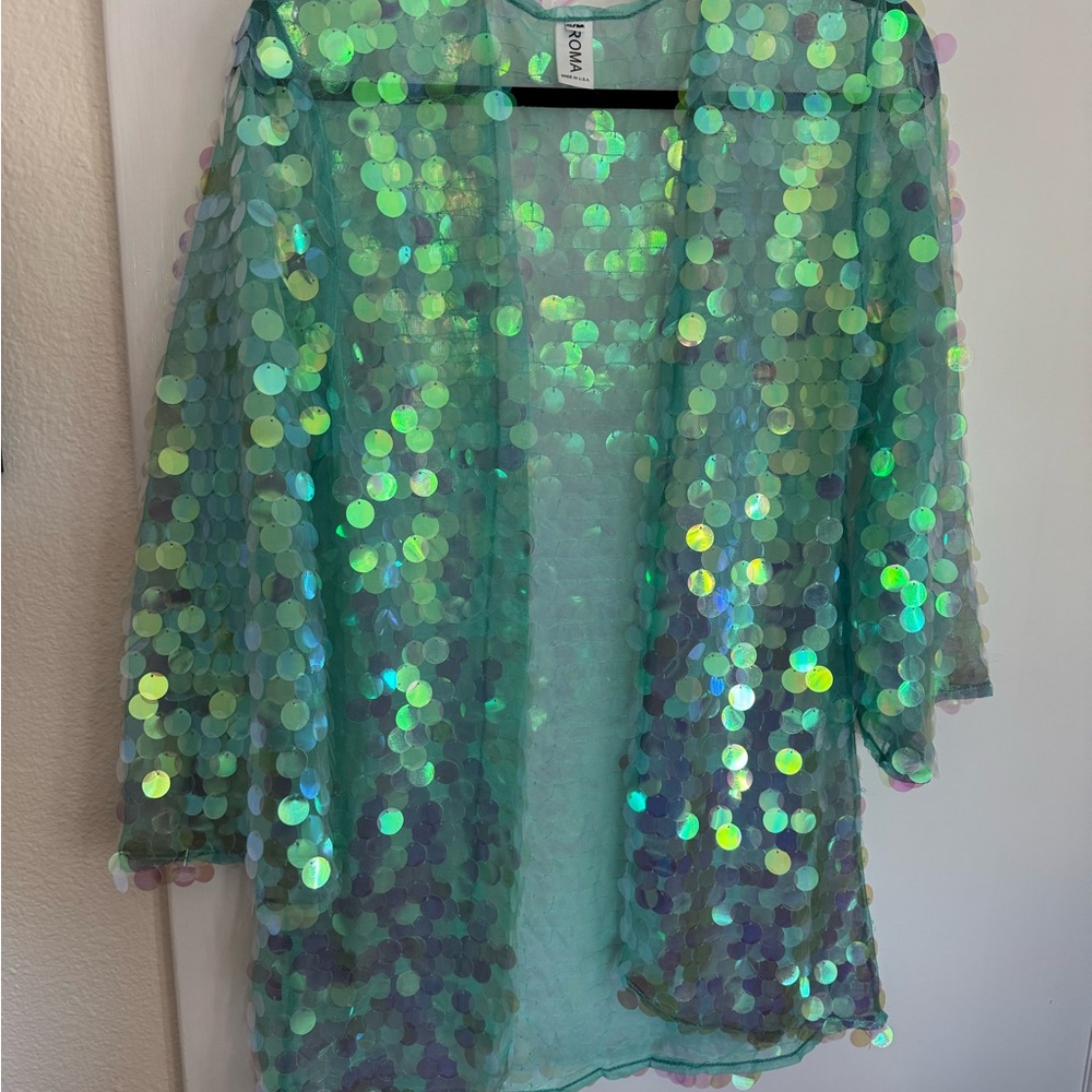 Iridescent Sequin jacket